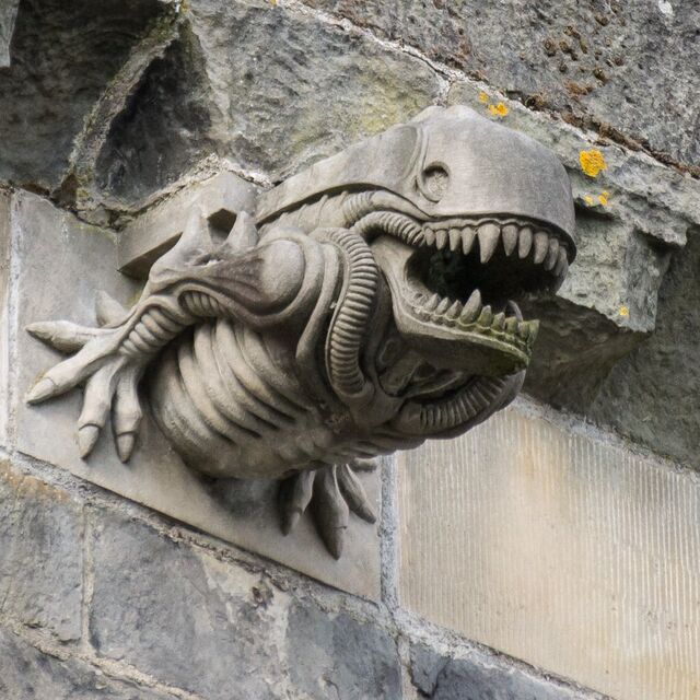 Hull Court gargoyle